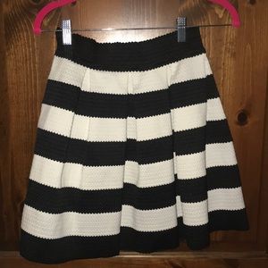 Black and white skirt